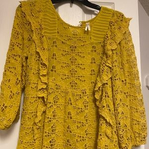 Anthropologie 3/4 Sleeve Blouse
